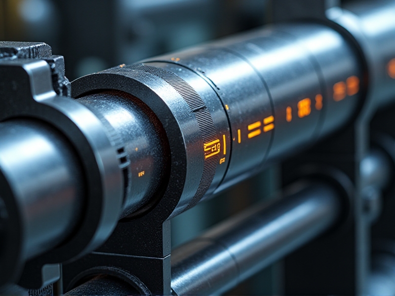 Close-up of the components of an advanced filtration system, showcasing a series of cylindrical filters, stainless steel housing, and precision-engineered valves. The image highlights the robustness and precision of the system, with a focus on the intricate details of each component.