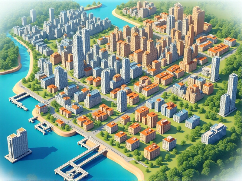 A detailed zoning map of a city, highlighting different zones such as residential, commercial, and industrial areas. The map is color-coded and includes legends, making it easy to identify suitable locations for a float studio.